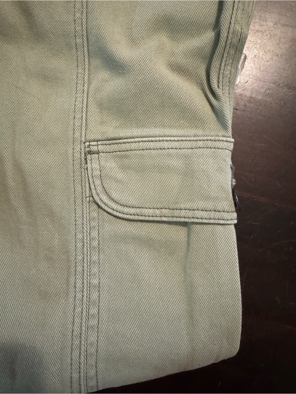 Billabong Sage Green Cargo Pants - Picture 3 of 16